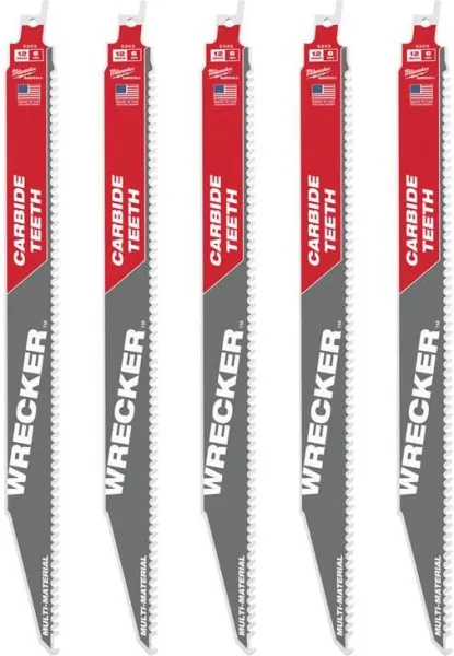Milwaukee Sticksågsblad TCT WRE 300/6T 5P