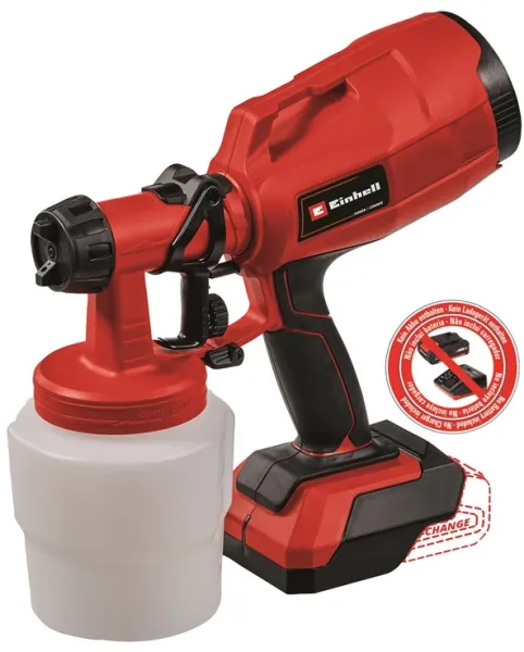 Einhell TC-SY 18/60 Li Sladdlös sprutpistol 18 volt utan batteri och laddare