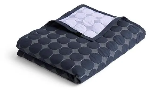 HAY Mega Dot Organic-sängöverkast 235x245 Midnight Blue