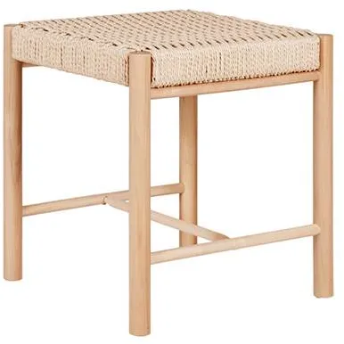 Abano Pall med naturflätad sits